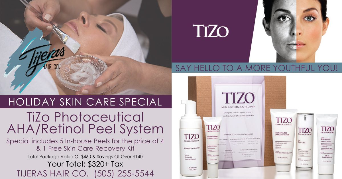Tijeras-Hair-Co.-TiZo-Photoceutical-Skin-Care-Special